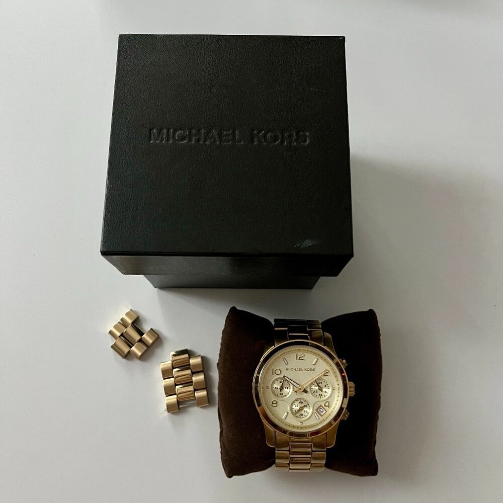 Michael Kors Gold Chronograph Watch
